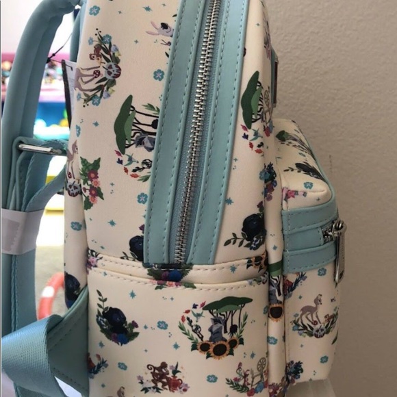 NWT loungefly Disney princess companion floral backpack - Picture 7 of 9